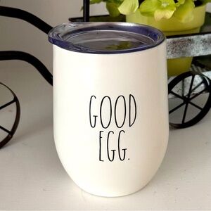 Rae Dunn by Magenta Artisan Collection “Good Egg” Insulated Metal Cup/Mug